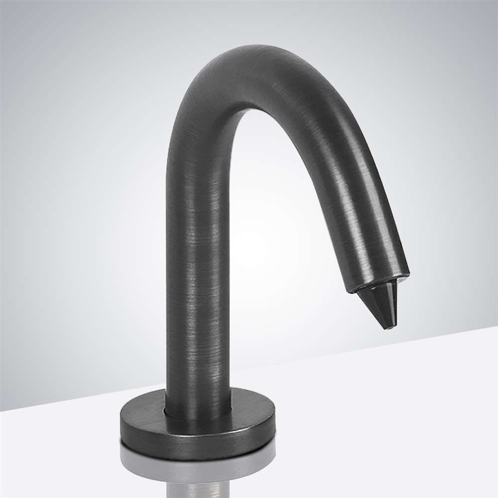 Lenox Commercial Goose Neck Freestanding Dark Oil Rubbed Bronze Finish Motion Sensor Soap Dispenser